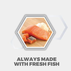 Always made with fresh fish