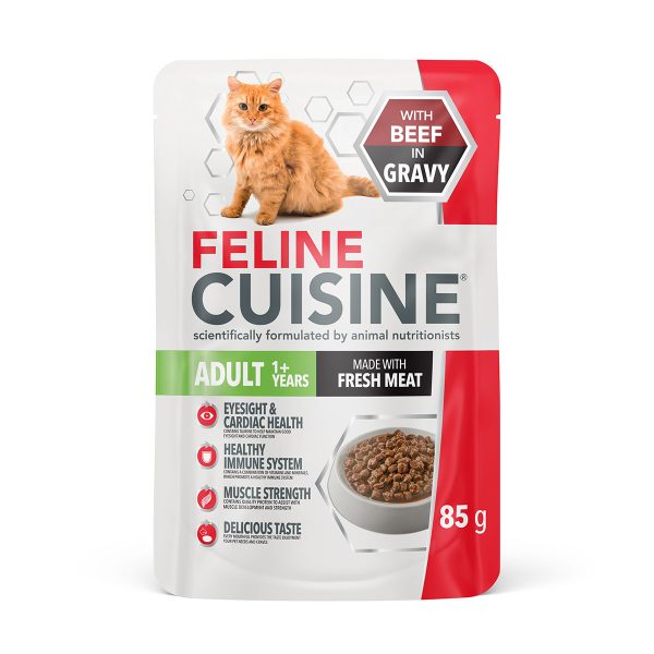 Feline Cuisine - Beef in gravy - Adult